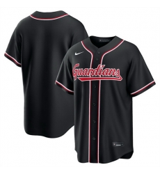 Men Cleveland Guardians Blank 2026 Fashion Replica Black Out Stitched Baseball Jersey Men Cleveland Guardians Blank 2026 Fashion Replica Black Out Stitched Baseball Jersey