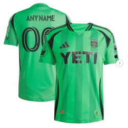 Mens Austin FC adidas Green 2025 The Heartbeat Kit Authentic Custom Jersey