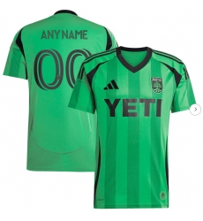 Mens Austin FC adidas Green 2025 The Heartbeat Kit Replica Custom Jersey Mens Austin FC adidas Green 2025 The Heartbeat Kit Replica Custom Jersey