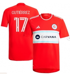 Men's Chicago Fire Brian Gutierrez adidas Red 2024 Return To Red Replica Player Jersey Men's Chicago Fire Brian Gutierrez adidas Red 2024 Return To Red Replica Player Jersey