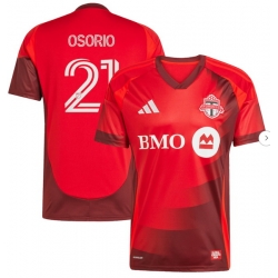 Men's Toronto FC Jonathan Osorio adidas Red 2025 Club Kit Replica Player Jersey