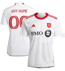 Men's Toronto FC adidas White 2024 GTA Kit Replica Custom Jersey Men's Toronto FC adidas White 2024 GTA Kit Replica Custom Jersey