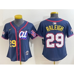 Youth American League 29 Tarik Skubal Navy 2025 All Star Edition Limited Stitched Baseball Jersey