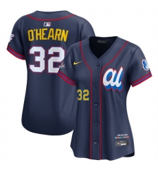Women American League 32 Ryan O 27Hearn Navy 2025 All Star Edition Limited Stitched Baseball Jersey 
