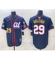 Men American League 29 Cal Raleigh Navy 2025 All Star Edition V3 Limited Stitched Baseball Jersey Men American League 29 Cal Raleigh Navy 2025 All Star Edition V3 Limited Stitched Baseball Jersey