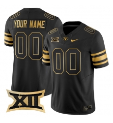 Men Women Youth BYU Cougars 2024 Gold Vapor Limited Custom Jersey All Stitched Black Gold Men Women Youth BYU Cougars 2024 Gold Vapor Limited Custom Jersey All Stitched Black Gold