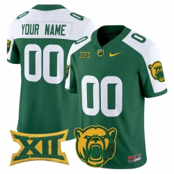 Men Women Youth Baylor Bears 2024 Vapor Limited Custom Jersey All Stitched Green Alternate