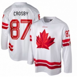 Mens Sidney Crosby #87 White Hockey Canada 2026 Replica Jersey