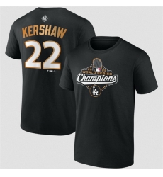 Men Los Angeles Dodgers 22 Clayton Kershaw Black 2025 World Series Champions Name 26 Number T Shirt Men Los Angeles Dodgers 22 Clayton Kershaw Black 2025 World Series Champions Name 26 Number T Shirt