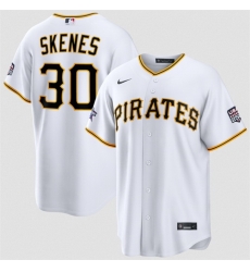 Men Pittsburgh Pirates 30 Paul Skenes White 2026 All Star Game USA 250 Patch Stitched Baseball Jersey Men Pittsburgh Pirates 30 Paul Skenes White 2026 All Star Game USA 250 Patch Stitched Baseball Jersey
