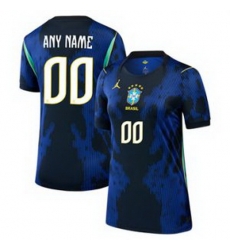 Women 00 Brazil National Team Custom 2026 Home Jersey 3 Women 00 Brazil National Team Custom 2026 Home Jersey 3