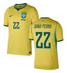Women 22 Brazil National Team Joao Pedro 2026 Home Jersey 1 Women 22 Brazil National Team Joao Pedro 2026 Home Jersey 1