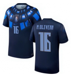 Youth 16 Uruguay Mathias Olivera Away Replica Jersey World 2 Youth 16 Uruguay Mathias Olivera Away Replica Jersey World 2