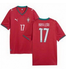 Youth 17 Portugal Rafael Leao Home Replica Jersey   1