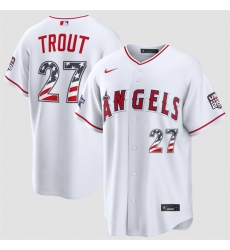 Men Los Angeles Angels 27 Mike Trout White 2026 All Star Edition Stars Stripes Stadium Pick A Player Stitched Baseball Jersey Men Los Angeles Angels 27 Mike Trout White 2026 All Star Edition Stars Stripes Stadium Pick A Player Stitched Baseball Jersey
