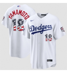 Men Los Angeles Dodgers 18 Yoshinobu Yamamoto White 2026 All Star Edition Stars Stripes Stadium Pick A Player Stitched Baseball Jersey Men Los Angeles Dodgers 18 Yoshinobu Yamamoto White 2026 All Star Edition Stars Stripes Stadium Pick A Player Stitched Baseball Jersey