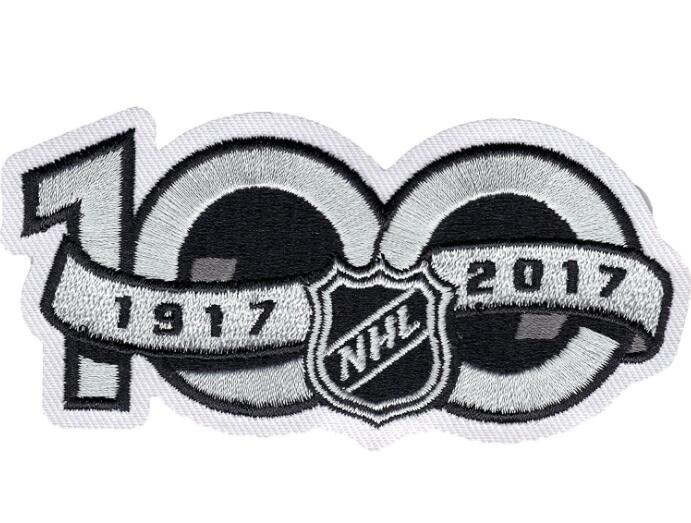 WomenWashington Capitals NHL 100th Anniversary Patch Biaog