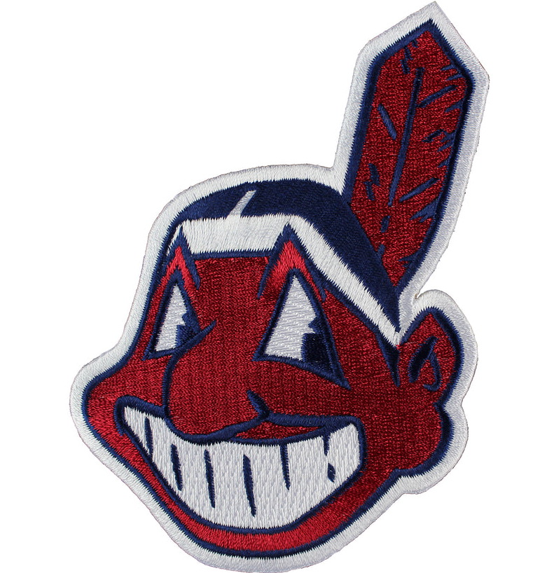 Cleveland Indians Chief Wahoo Jersey Sleeve Patch Biaog
